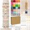 Bracelet Making Kit with Stand, 7800pcs Clay Bead Set for Adults, 2Boxes Clay Beads Kit with Gold Round Letter, Number & Pattern Beads, DIY Art and Craft for Girls